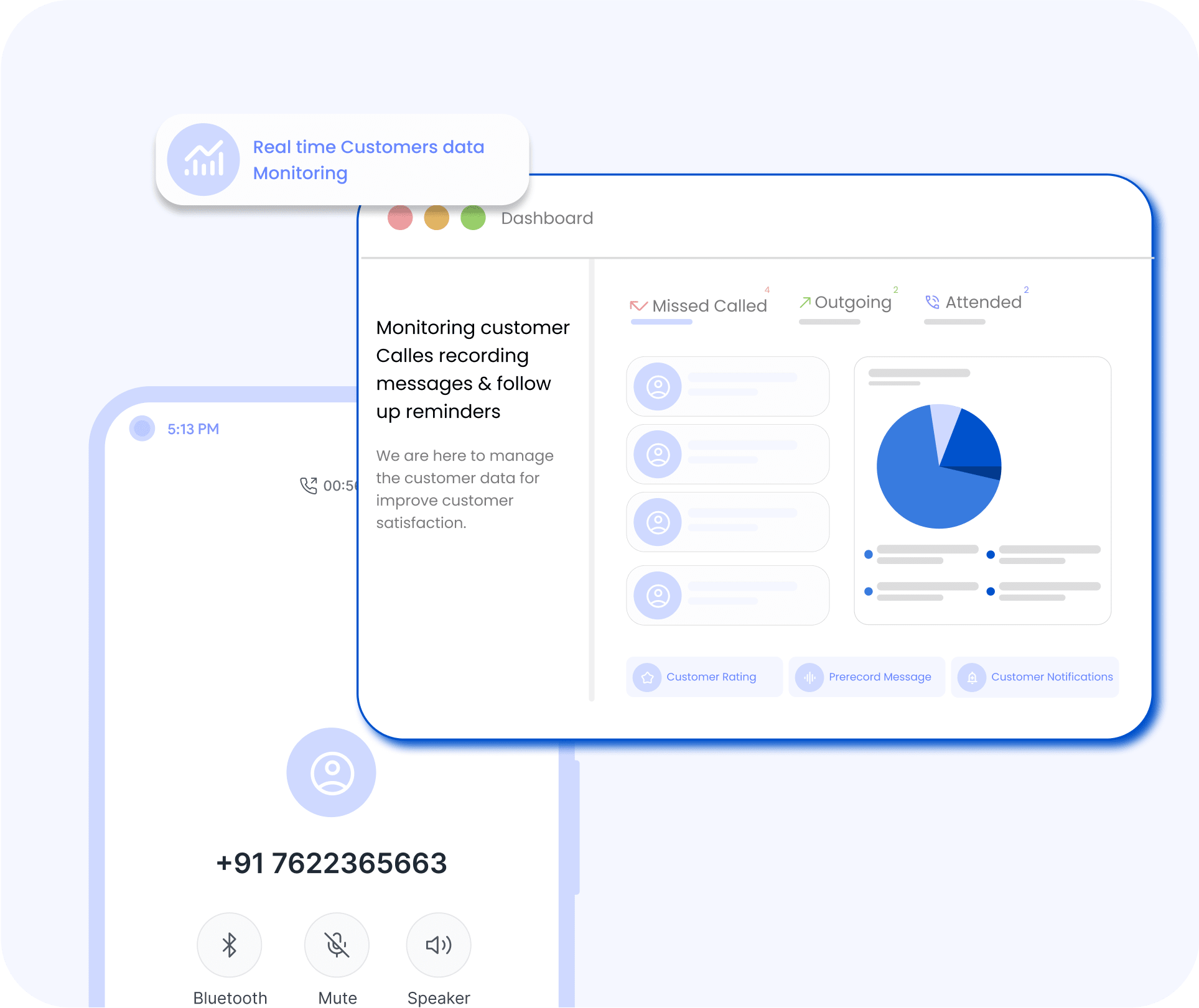 Comprehensive Call Tracking, Recording, and Follow-Up Notifications